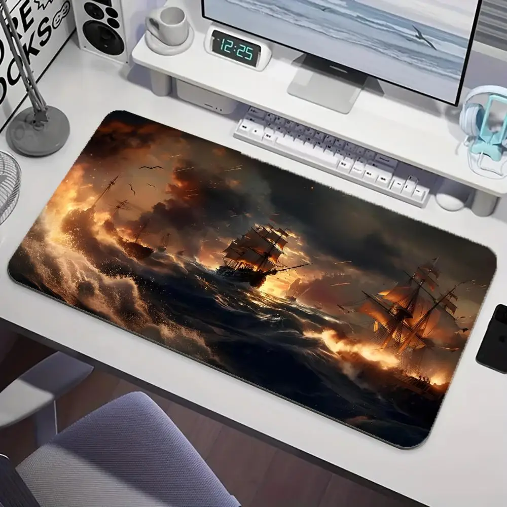 

Sailing War Magic Party Game Mat Durable Rubber for MTG and TCG Games 35X60cm Mouse Pad Offices Desk Mats Party Friendly Design