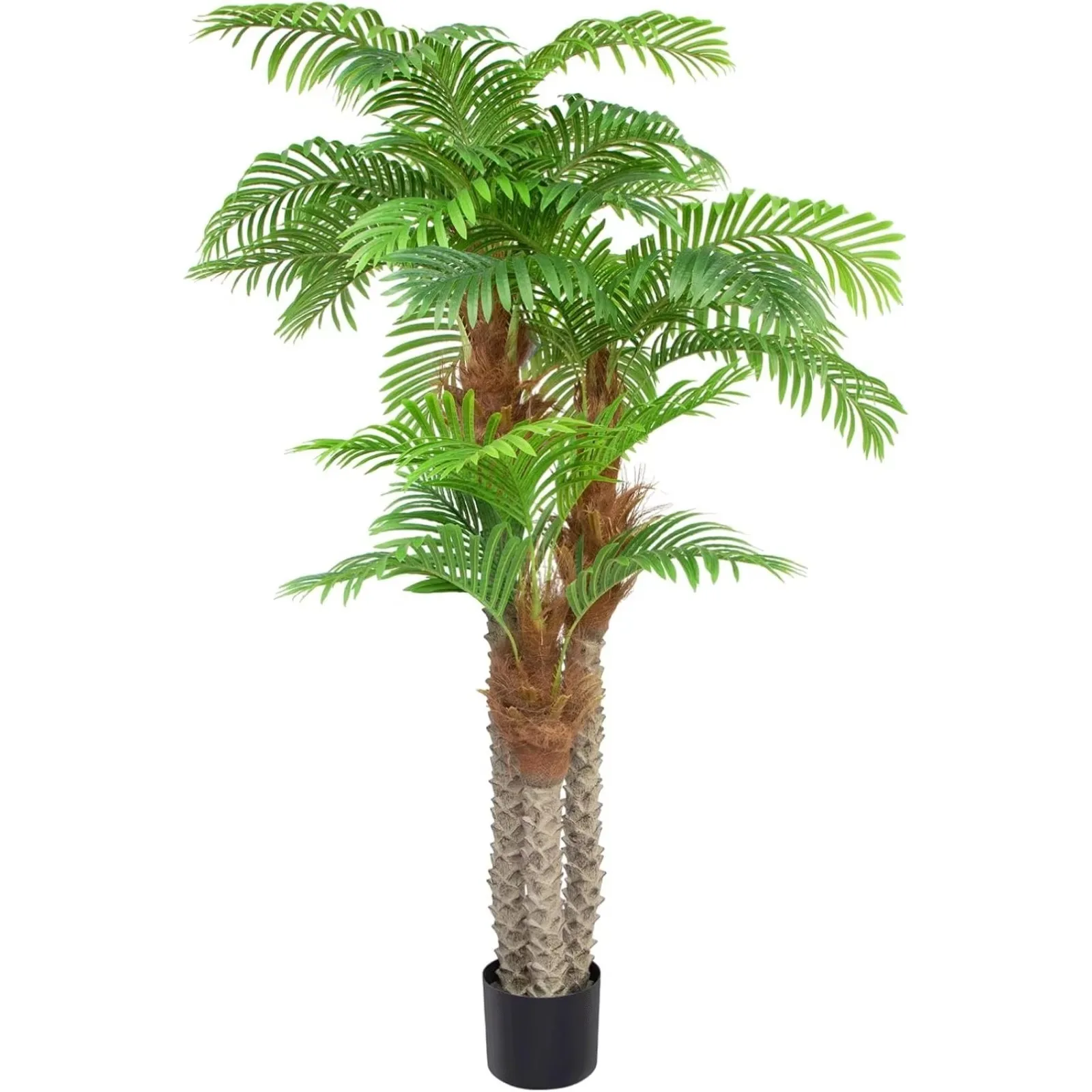 US AnTing 7.5ft Artificial Palm Tree Triple Tropical Palm Artificial Plant