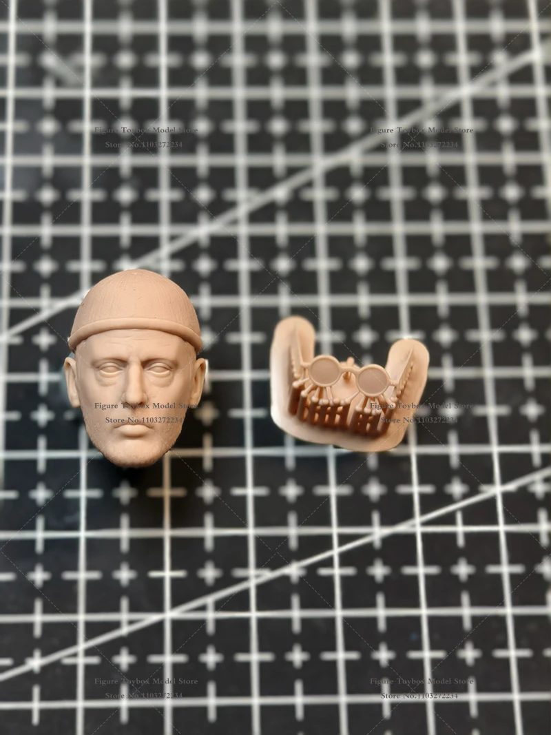 Figura de hombre serpiente sólida, cabeza sin pintar, película esculpida, tío León, modelo blanco, juguetes para 6 "Ml Shf Mezco Mafex Mcfarlane Body, 1/12