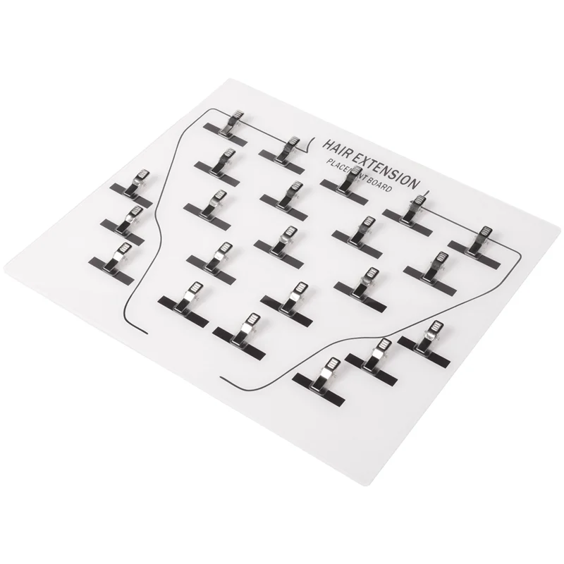 

A83X-Extension Holder Board-Clip In Wig Grafting Plate For Hairpieces Professional Salon Home