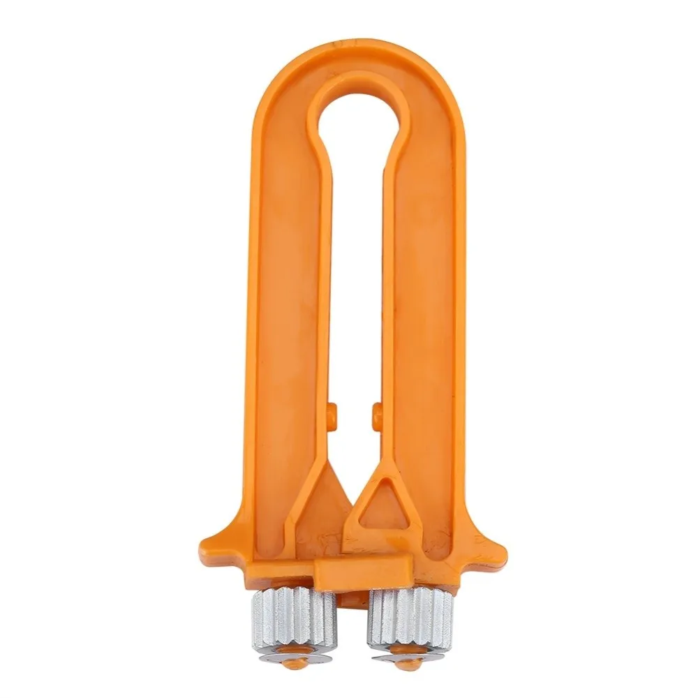 2 in 1 Orange Bee Frame Wire Crimper Plastic and Metal Durable Wire Cable Tensioner Beehive Frame Tool Garden Beekeeping