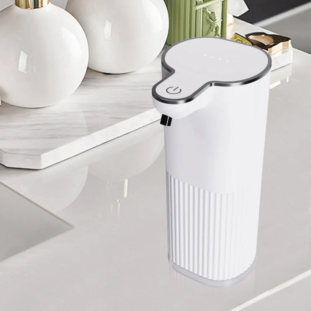 

Automatic Foaming Soap Dispenser Touchless Auto Soap Dispenser 4 Levels Adjustable Hand Sanitizer Dispenser for Kitchen Bathroom