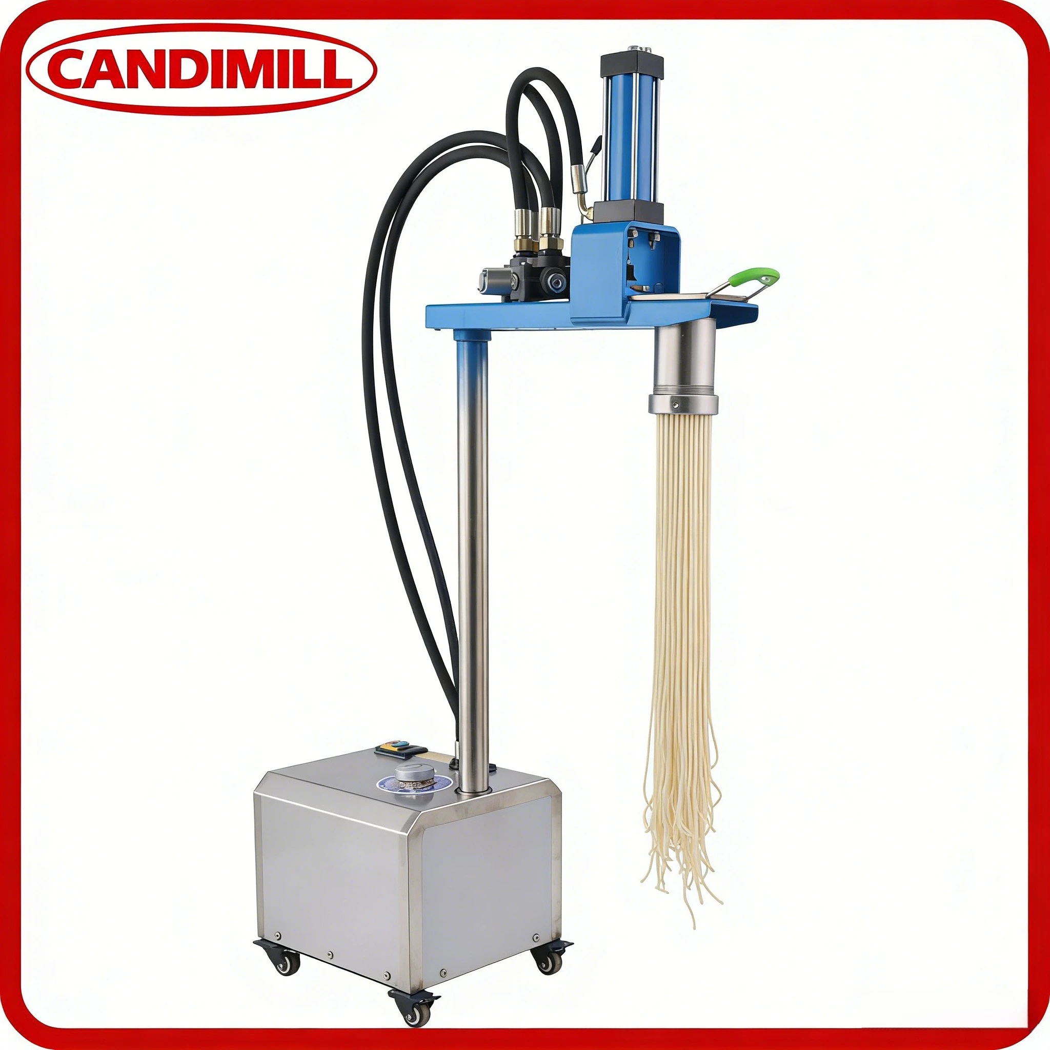 Commercial Stainless Steel Heluo Noodle Press Hydraulic Electric Design Simulate Traditional Handmade Noodle Making Device