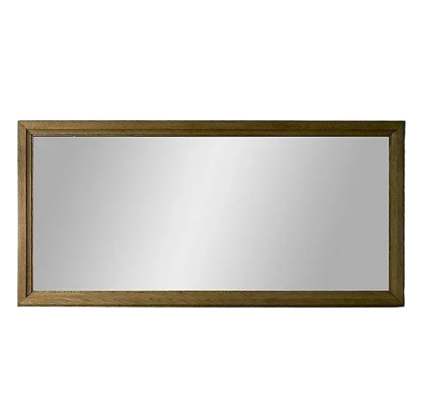 

French country retro furniture American RH original single Nordic extremely simple full-length mirror Italian style solid wood b