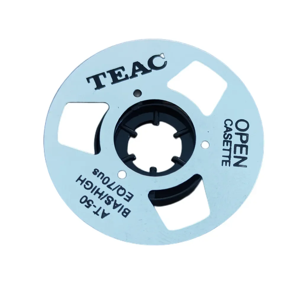 DIY Homemade Aluminium Open Reel Cassette Tape Kit  for TEAC (pack of 4 Reels + 2 Wheel)