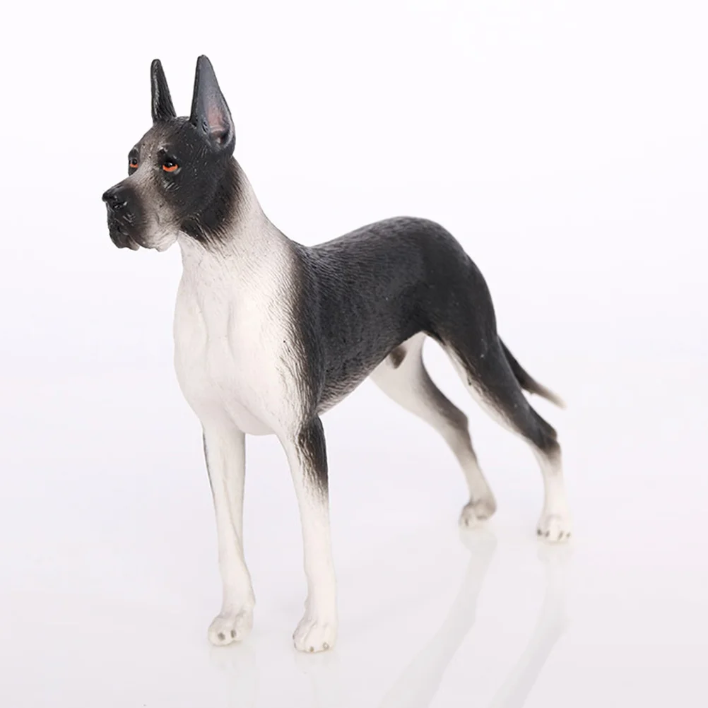 

Artificial Dog Simulation Model Plastic Figurine Toy Puppy Fake Animal Realistic