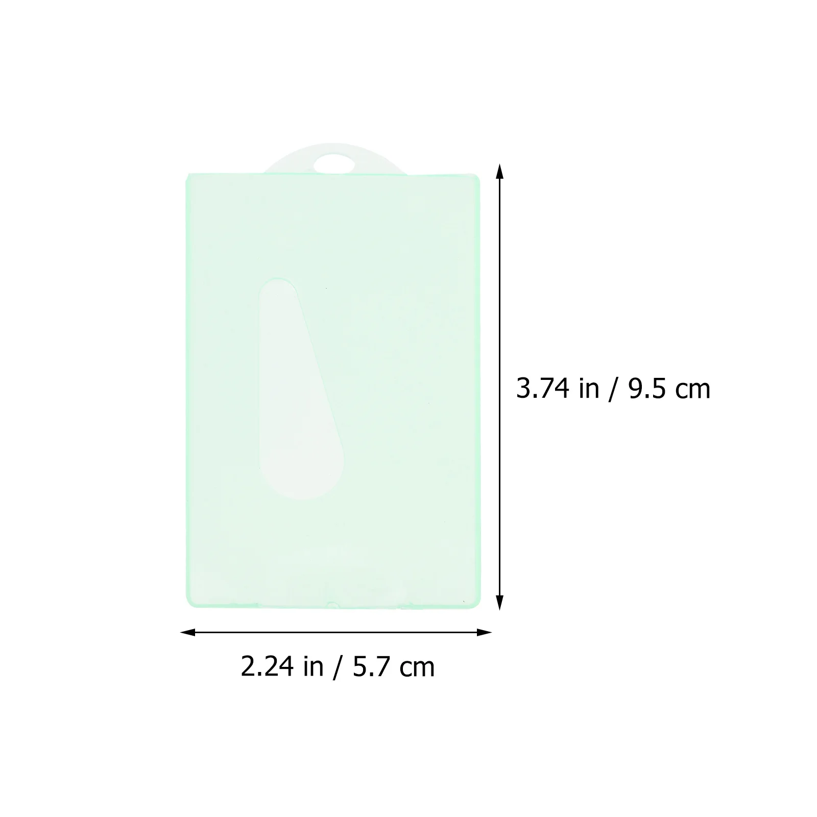 40Pcs Id Cards Holder Lightweight Bus Cards Cover Secure Name Tag Badge Protector for Daily Badge Holder