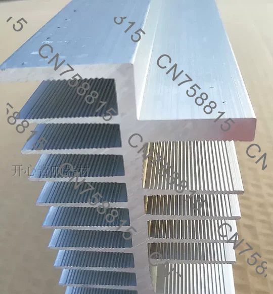 High-power heat sink electronic components thermal power radiator，305MM power amplifier 2U aluminum alloy plate aluminum profile