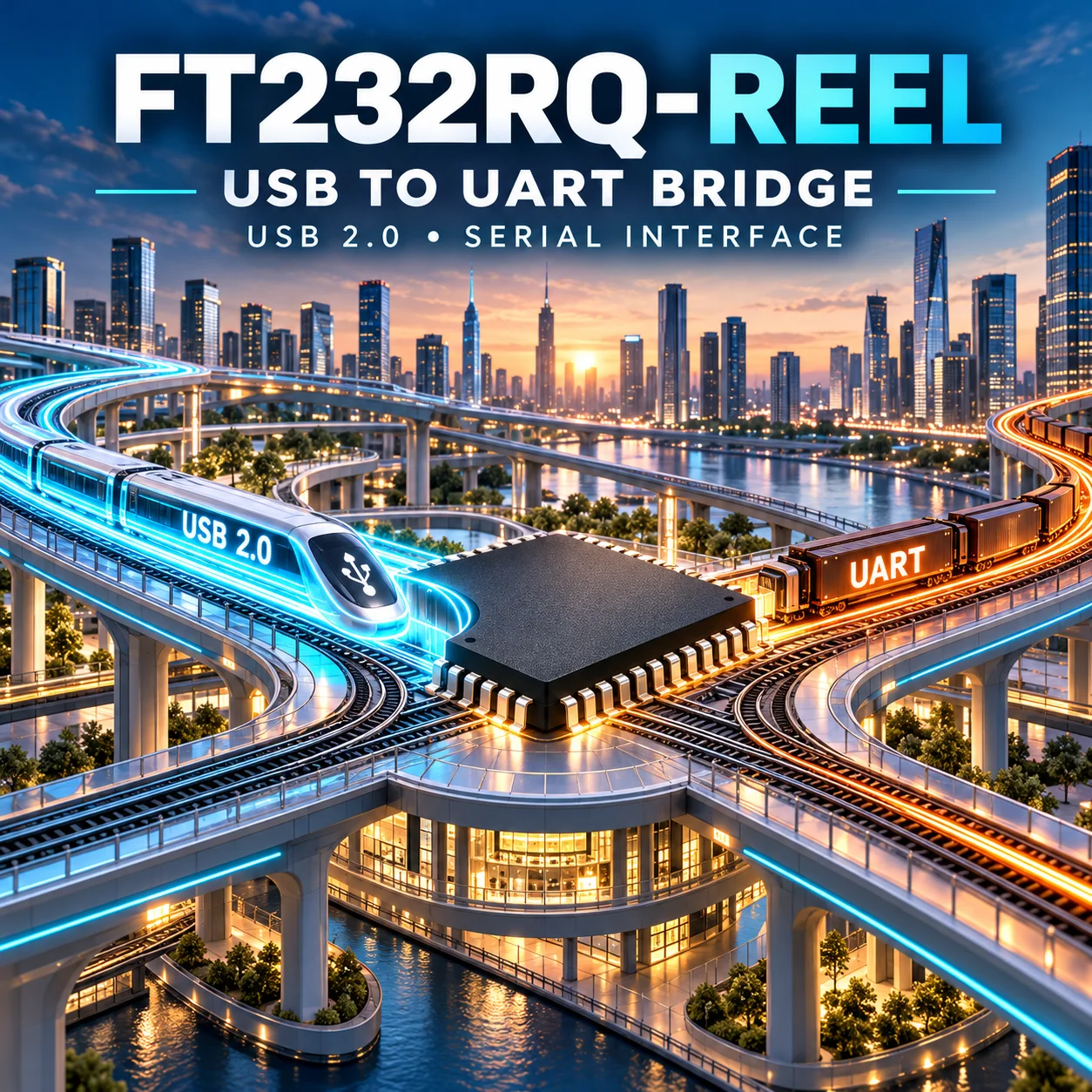 Brand New Original Factory Direct Sale FT232RQ-REEL Electronic Component