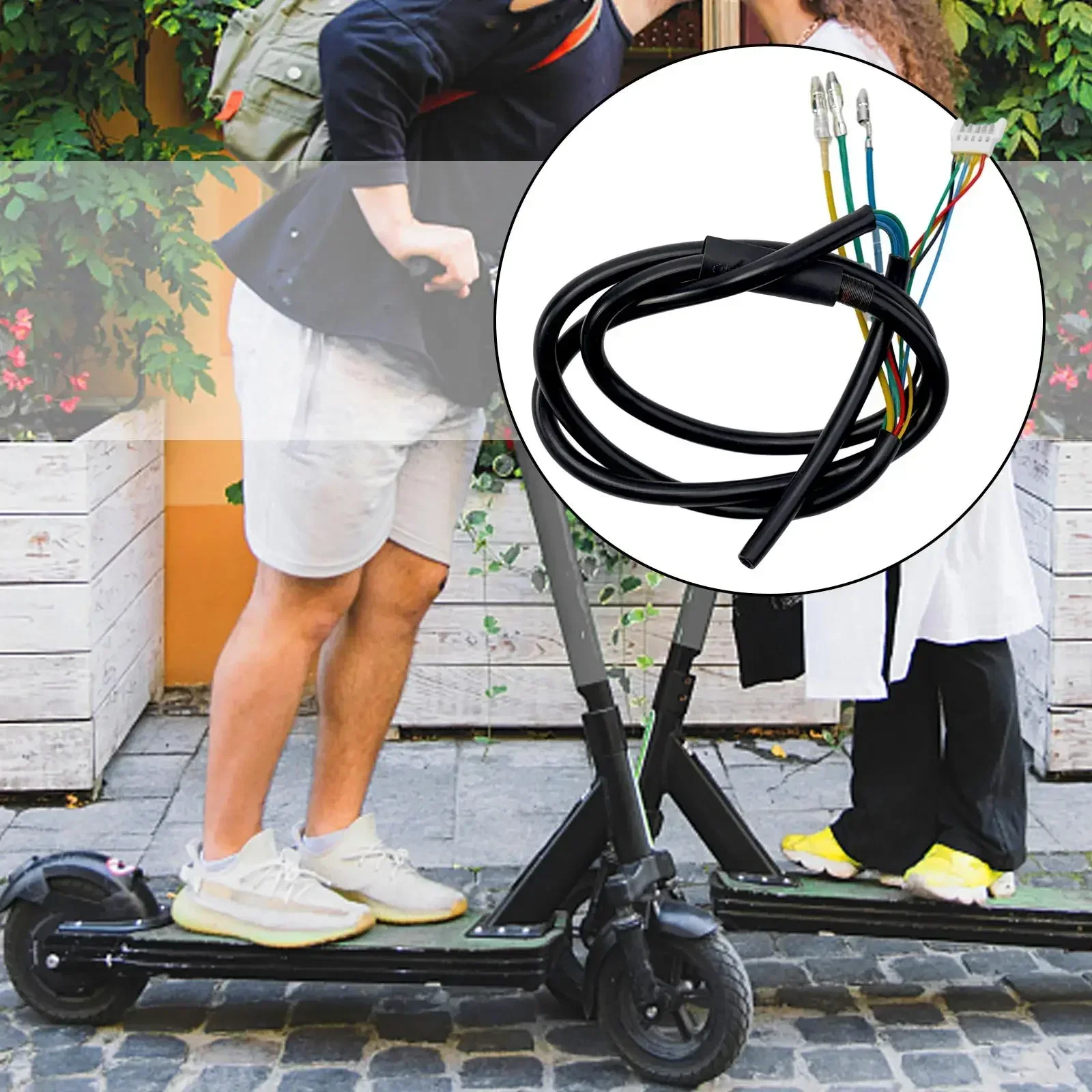 Sporting Goods Scooter Wire 8.5 Inch Electric Scooters Size About 85cm Weigh About 58g Color Black Motor Replacement Line