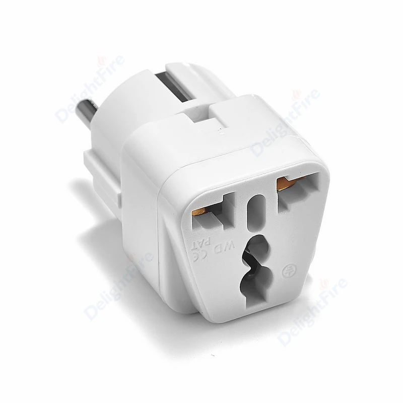 EU Plug Adapter US To EU Universal Travel Power Adapter China American To European Korea Electrical Socket Converter Adaptor