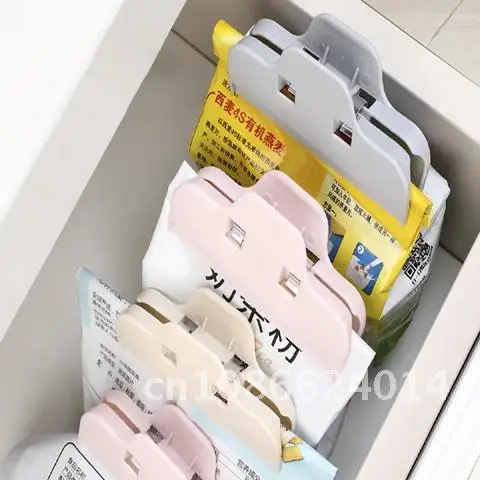 

Food Powder Snack Bag Package Clip Baby Dried Milk Sealed Clips Portable Plastic Practical Sealing Clamp Kitchen Gadgets