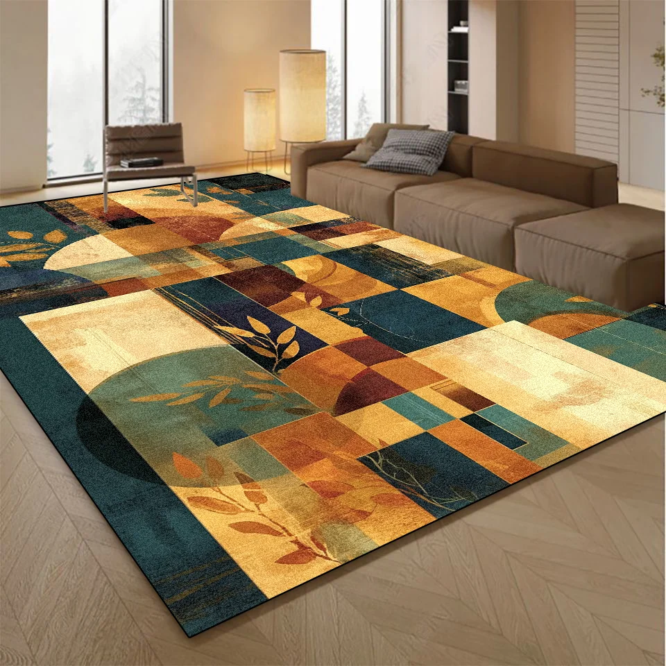

Light Luxury Home Large Carpet Living Room Decoration Abstract Rugs Parlour Sofa Side Soft Mats Bedroom Cloakroom Hallway Carpet