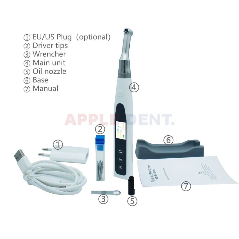 Dental Torque Wrench Implant Universal Electric Screwdriver Dentistry Repair Tools