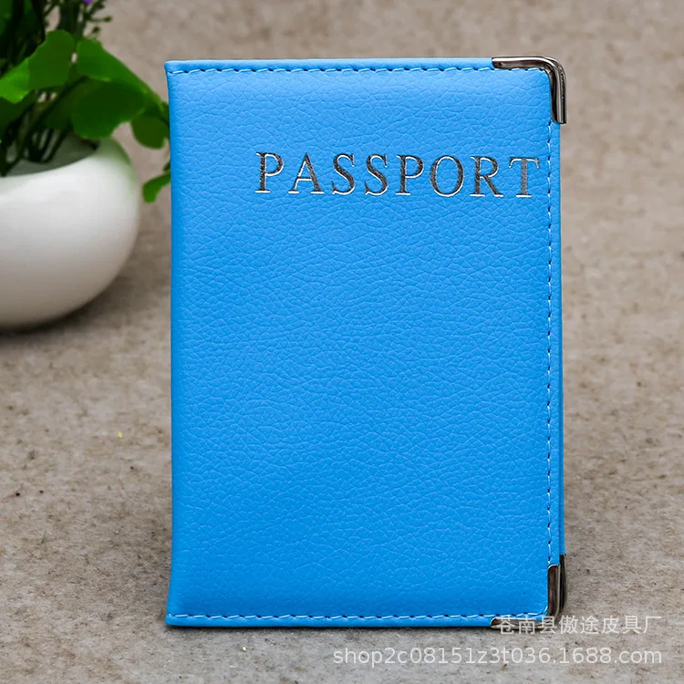 PU Letter pattern Passport Holder Passport Covers Travel Passport Protective Cover ID Credit Card Holder Travel Accessories