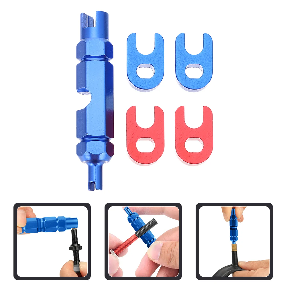 Valve Core Tool Bike Repair Major Tire Tube Disassembly Aluminum Alloy Removal Wrench Child