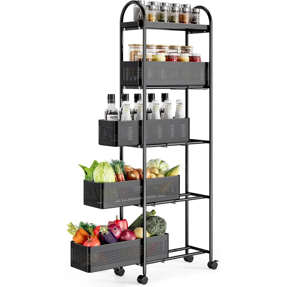 5-Tier Metal Storag…