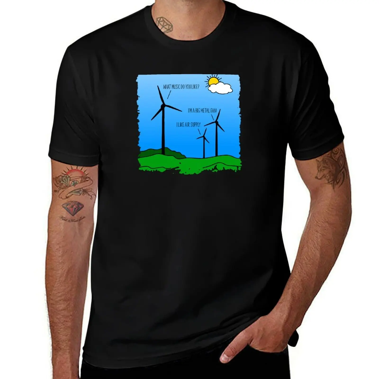 Big Metal Fans Like Air Supply T-Shirt Lightweight Running T-Shirt