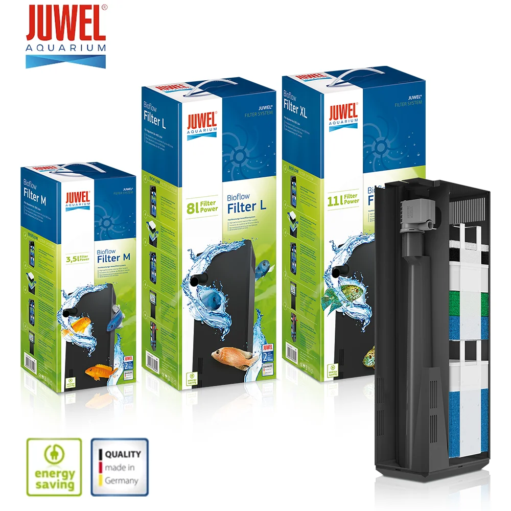 

Внутренняя система фильтров JUWEL Bioflow, 3-ступенчатая фильтрация для аквариума, биологическая химия для пресноводного морского аквариума