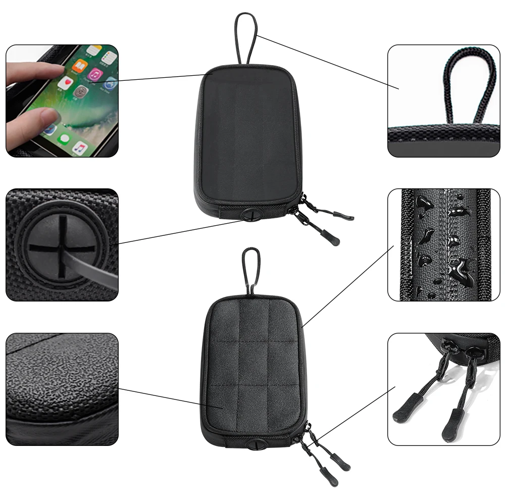 WOSAWE Magnetic Motorcycle Fuel Tank Bag Mobile Phone GPS Navigation Holder Bags Waterproof Touch Screen Bag For iPhone Samsung