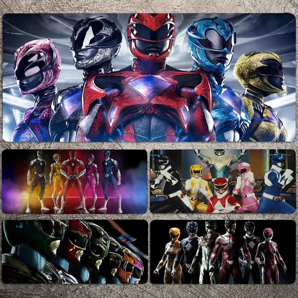 1pc Power Rangers Non-slip Mouse Pad Suitable For Office Computers Laptops E-sports Game Desk Mats XXL Keyboard