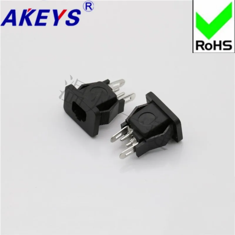 10PCS DC-074 high Temperature high quality DC power socket double Core needle digital accessories 4 feet warm baby charging port