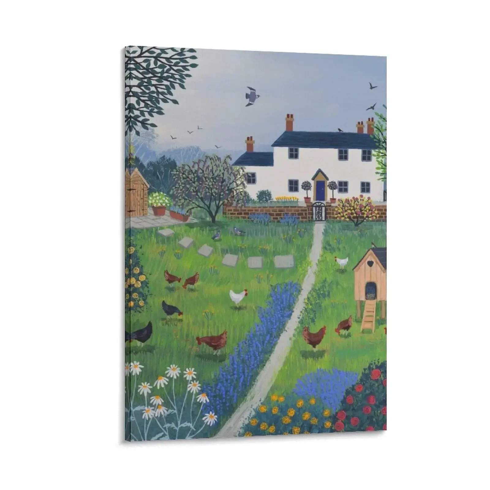 

The Hen House Canvas Painting Posters on the wall decorative wall poster bedroom decor house decorations