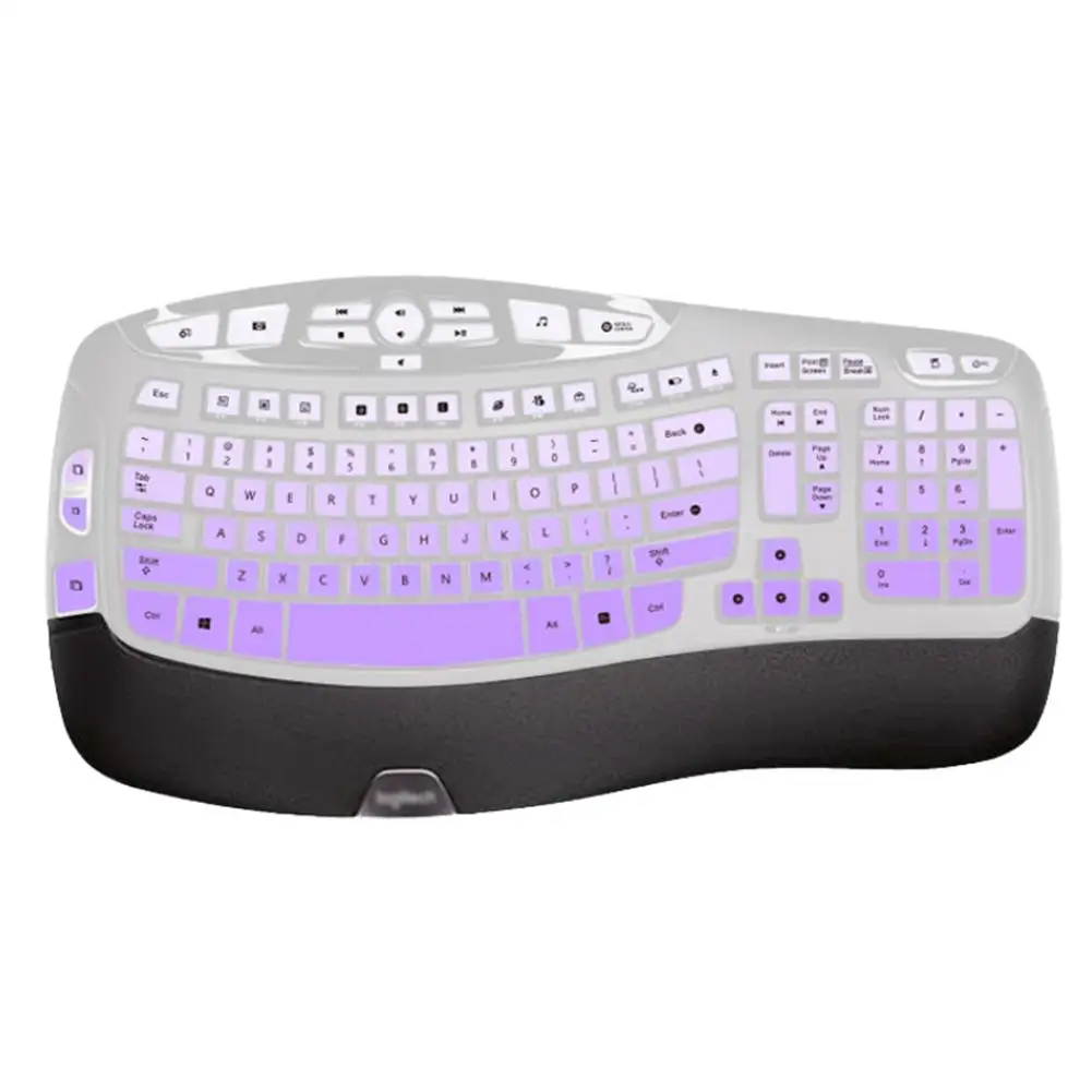 Keyboard Cover for Logitech K350 MK550 MK570 Wireless Wave Keyboard, Logitech K350 Keyboard Accessories Protective Skin