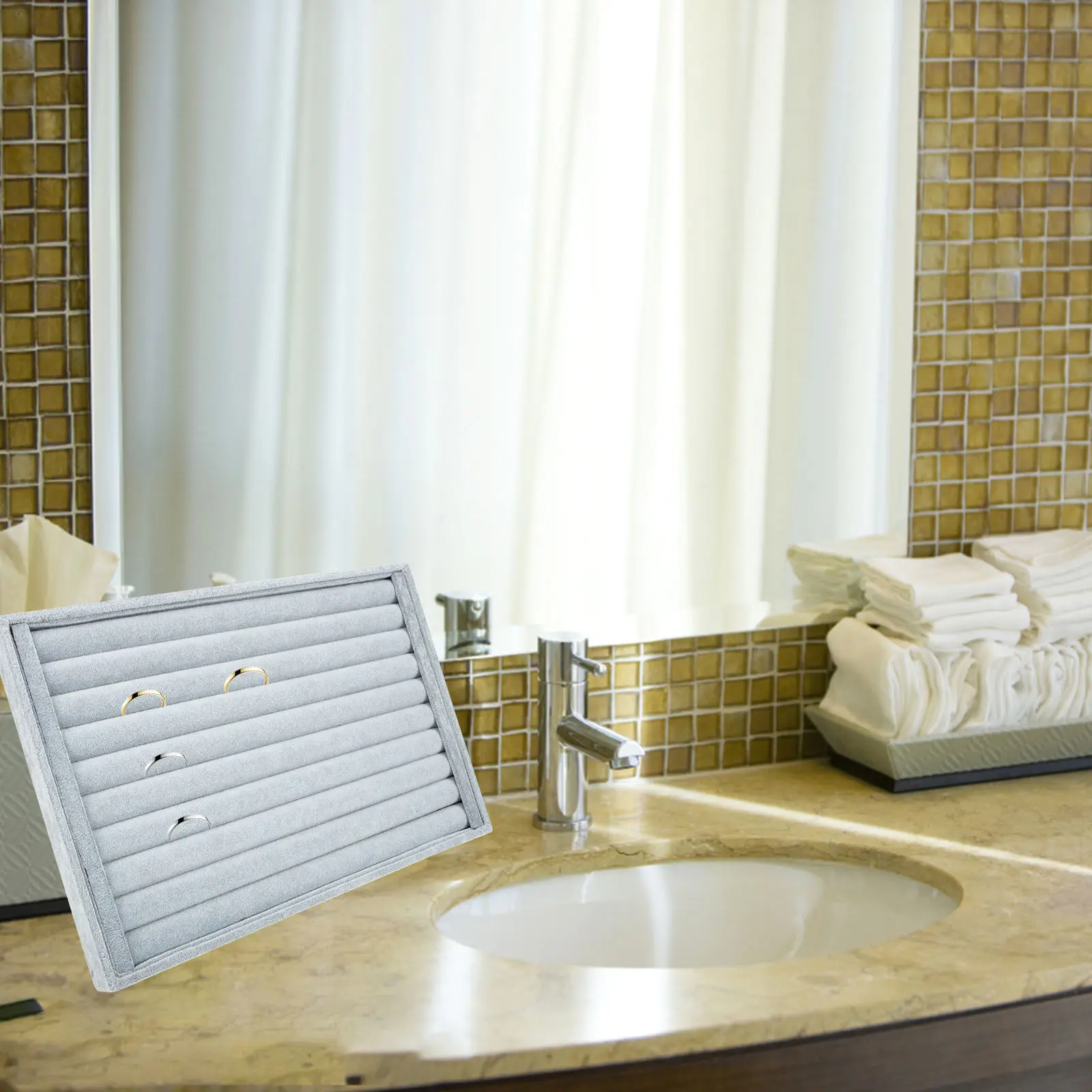 

Поднос-органайзер для колец премиум-класса с несколькими отделениями, подставка для демонстрации колец, органайзер для ювелирных изделий для независимых дизайнеров, поставщиков и путешественников, для аккуратного хранения