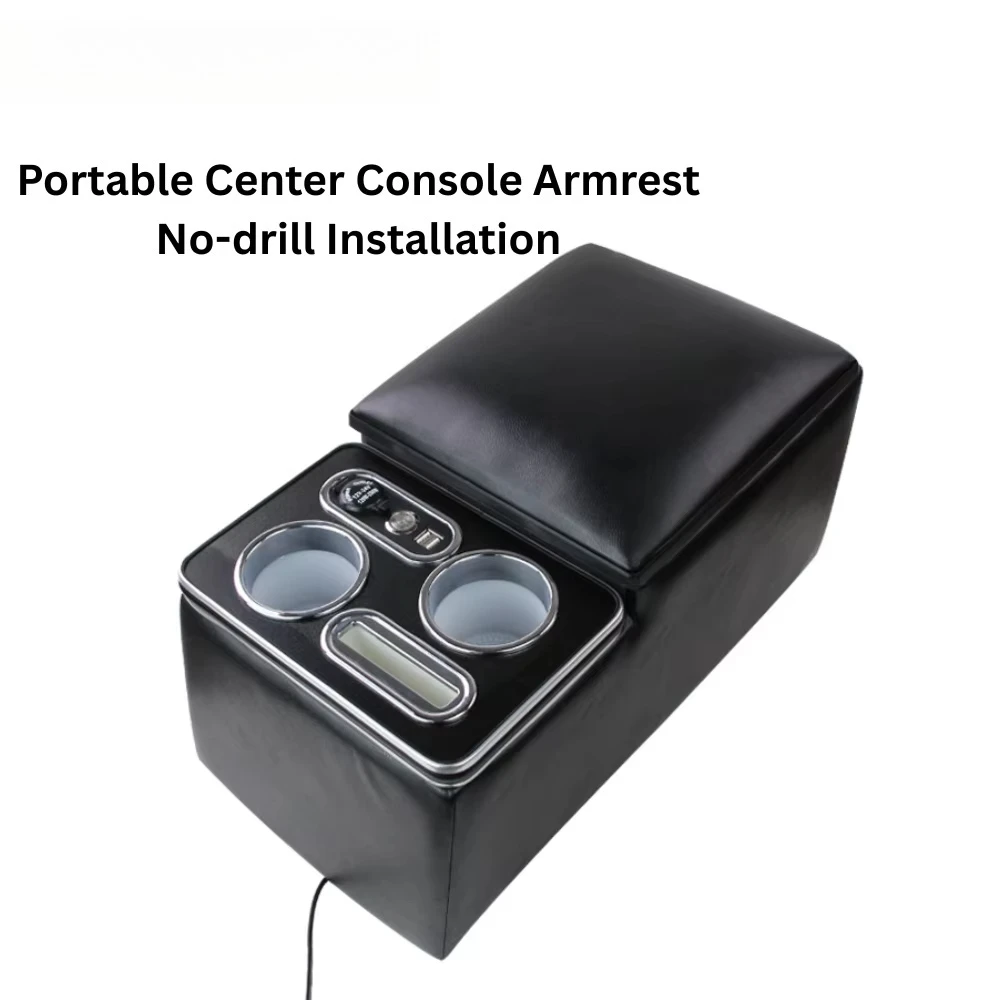 

Stable Electric Wireless Charging Convenient Car Rear Seat Universal Armrest Console Storage Box