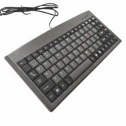 Przewodowa klawiatura Notebook przemysłowy USB/PS2 Connect Office Game Bank Supermarket klawiatura przemysłowa