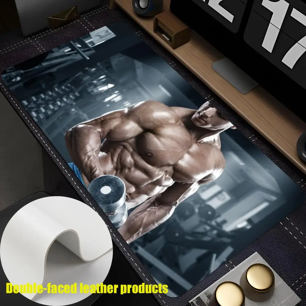 Sexy muscular man     Mouse Pad Large Mousepad Large Gaming Compute Gamer PC Keyboard Mouse Mat