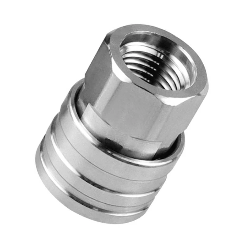 

1/4" Female Stainless Steel Quick Connection Set Fit for Pressure Washing Couplers Adapters Fittings Efficient Cleaning