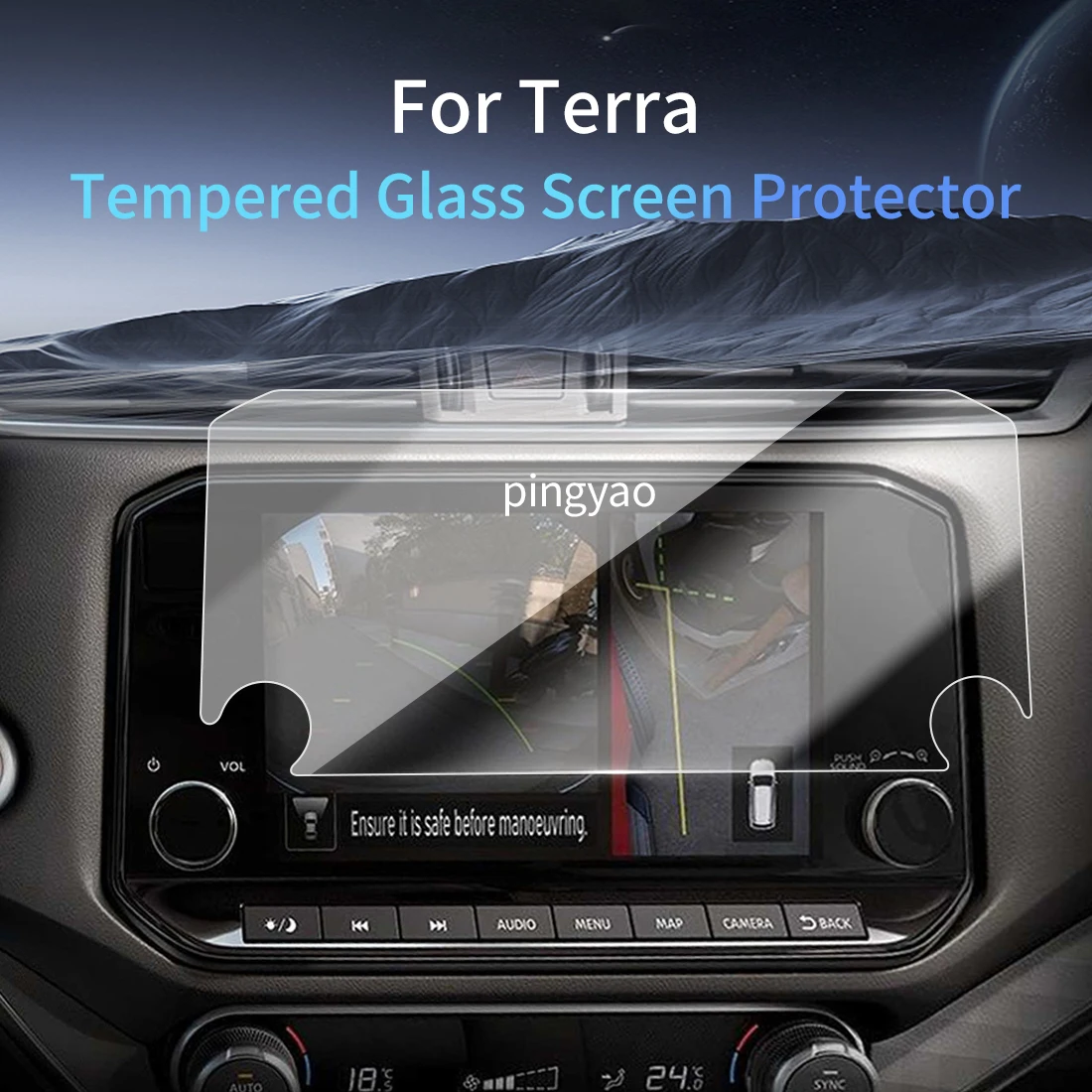 

Car Sticker Screen Protector Navigation Display Tempered Glass Protective Film Car Accessories Vehicle For24 NISSAN Terra