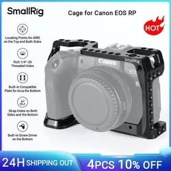 SmallRig Camera Cage for Canon EOS RP Form-fitting Cage With 1/4’’-20 & 3/8’’-16 Threaded Holes and ARRI Locating Holes- 2332