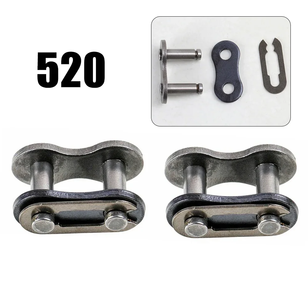 2PCS 520 Chain Master Connecting Link For ATV Scooter Motorcycle Chain Buckle Ring Link Master Joint Link With O-Ring Chain Lock