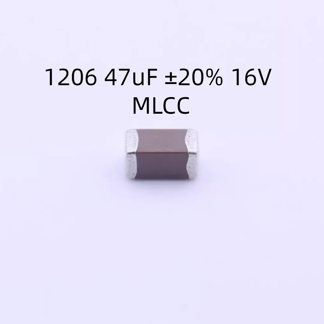 2000PCS/LOT C3216X5R1C476MTJ00N Capacitor 1206 47uF ±20% 16V MLCC