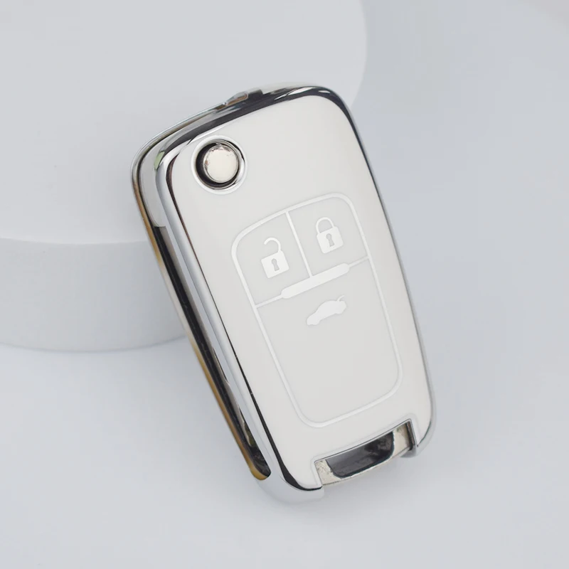 For Chevrolet Cruze Aveo Trax Sail Malibu Opel Astra Corsa Meriva Zafira Vauxhall Antara J For Buick 3Buttons Car Key Case Cover