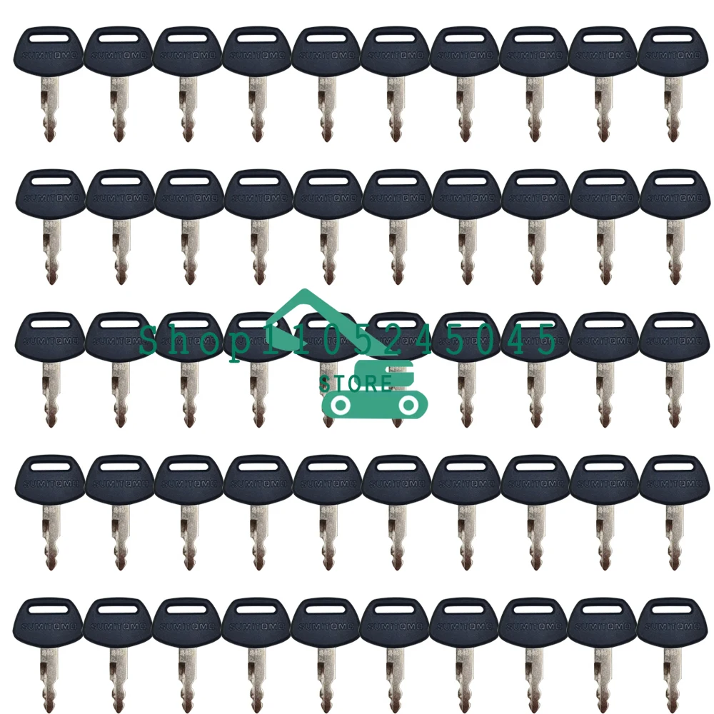 

50pcs New S450 Starter Keys for Sumitomo Excavator Heavy Equipment Ignition Keys Fits Linkbelt