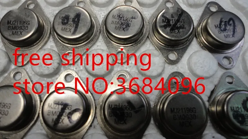 MJ21195 MJ21196 MJ21195G MJ21196G Test pass 4pairs-50pair/LOT OLD TO-3 Free shipping