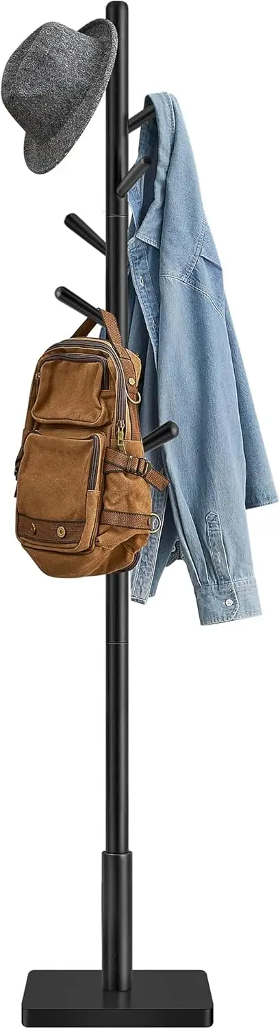 Solid Wood Coat Rac… - image