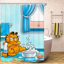 Bathroom Curtains Accessories Sets Luxury Shower Curtain Bath & Items Cute Waterproof Funny Anime For Living Room