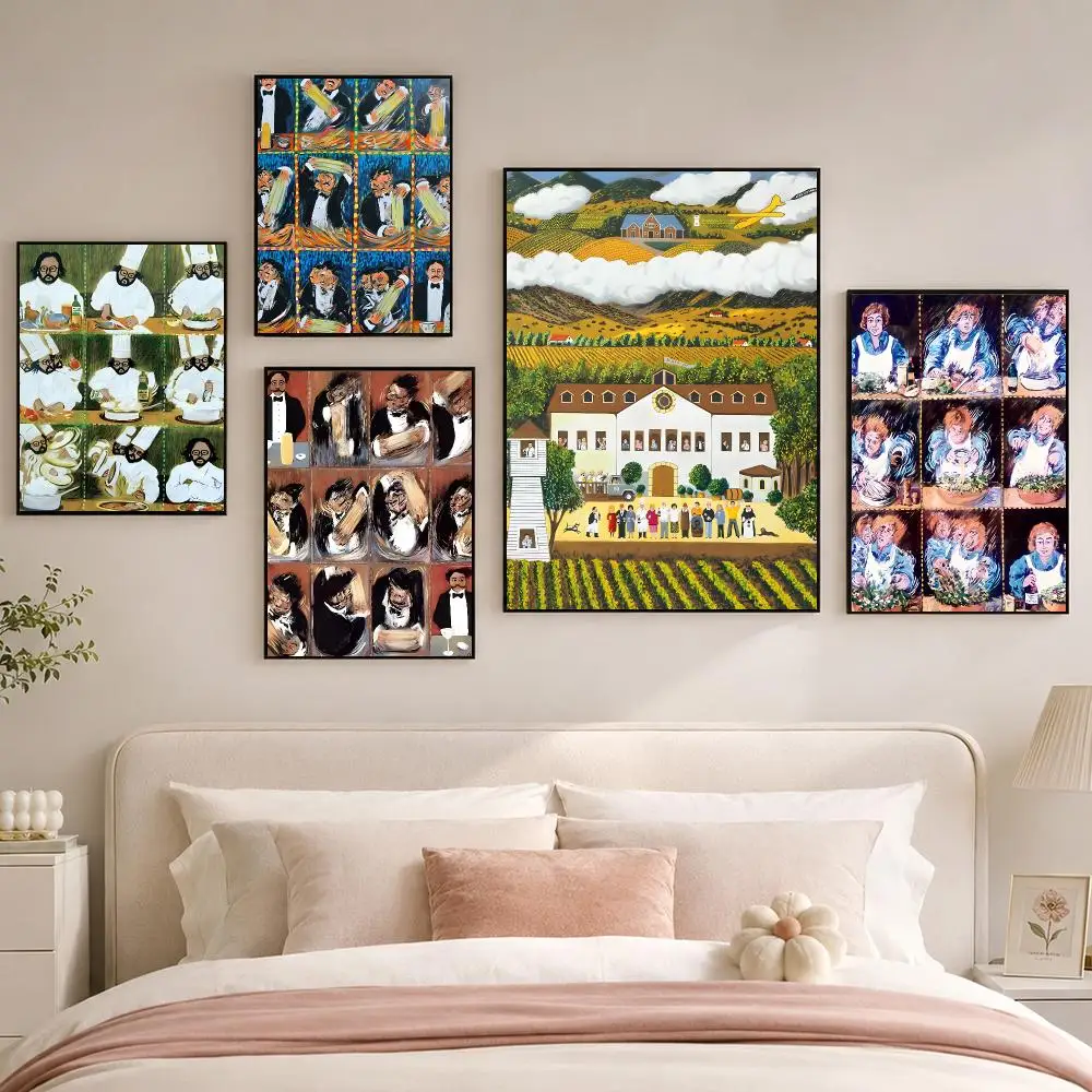 Artist G-Guy Buffet Poster Room Decoration, Home Wall Art Printing, Waterproof Bedroom Poster, Gift