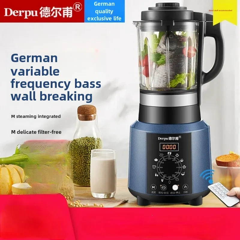 Frequency Conversion Bass Wall Breaking Machine Multi-function Heating Automatic Remote Control Juice Soymilk Machine 220V