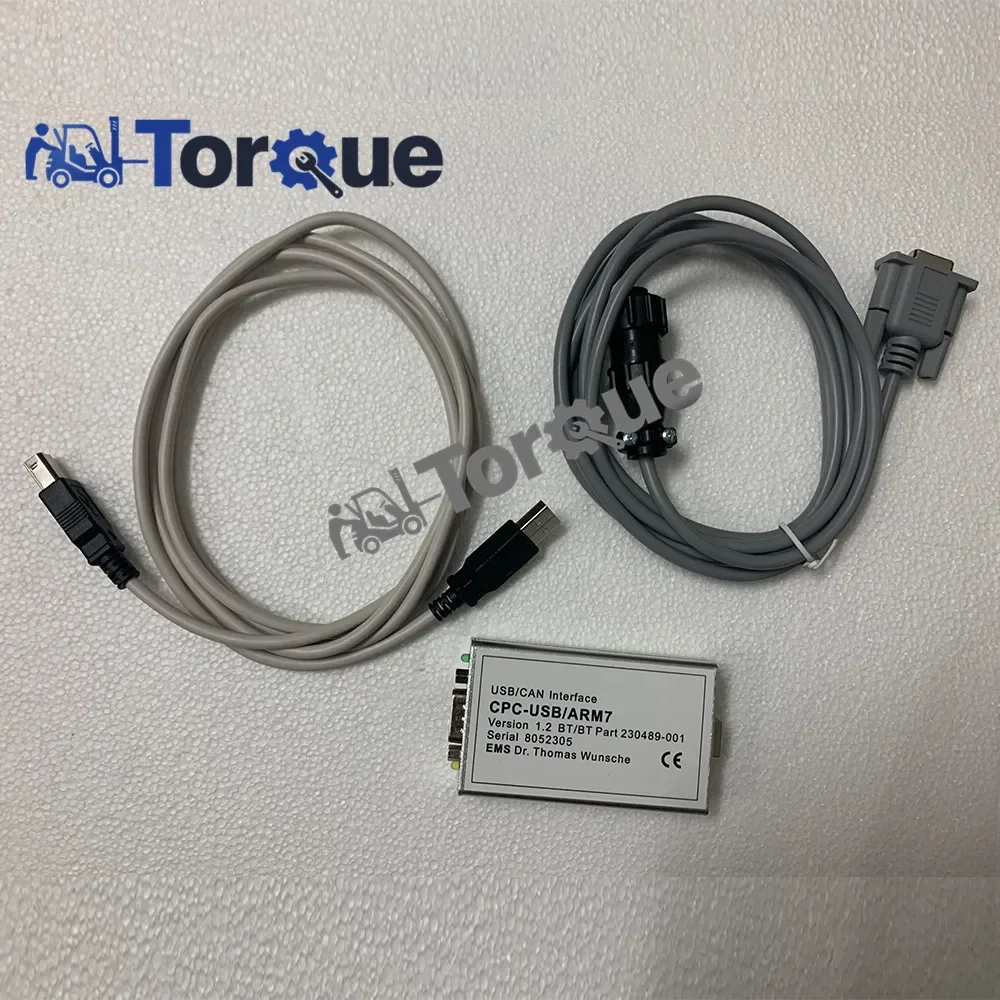 

For Toyota BT+ Service Bases TruckCom USB/CAN Interface CPC-USB ARM7 BT 230489-001 Serial 8052305 forklift diagnostic tool