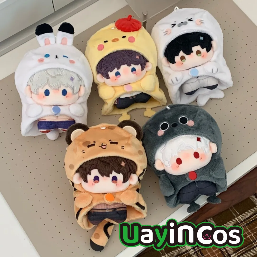 

10cm Doll Clothes Love and Deepspace Sylus Zayne Xavier Rafayel Toast Cloak Suit Stuffed Plushies Doll Accessories Anime Toy Kid