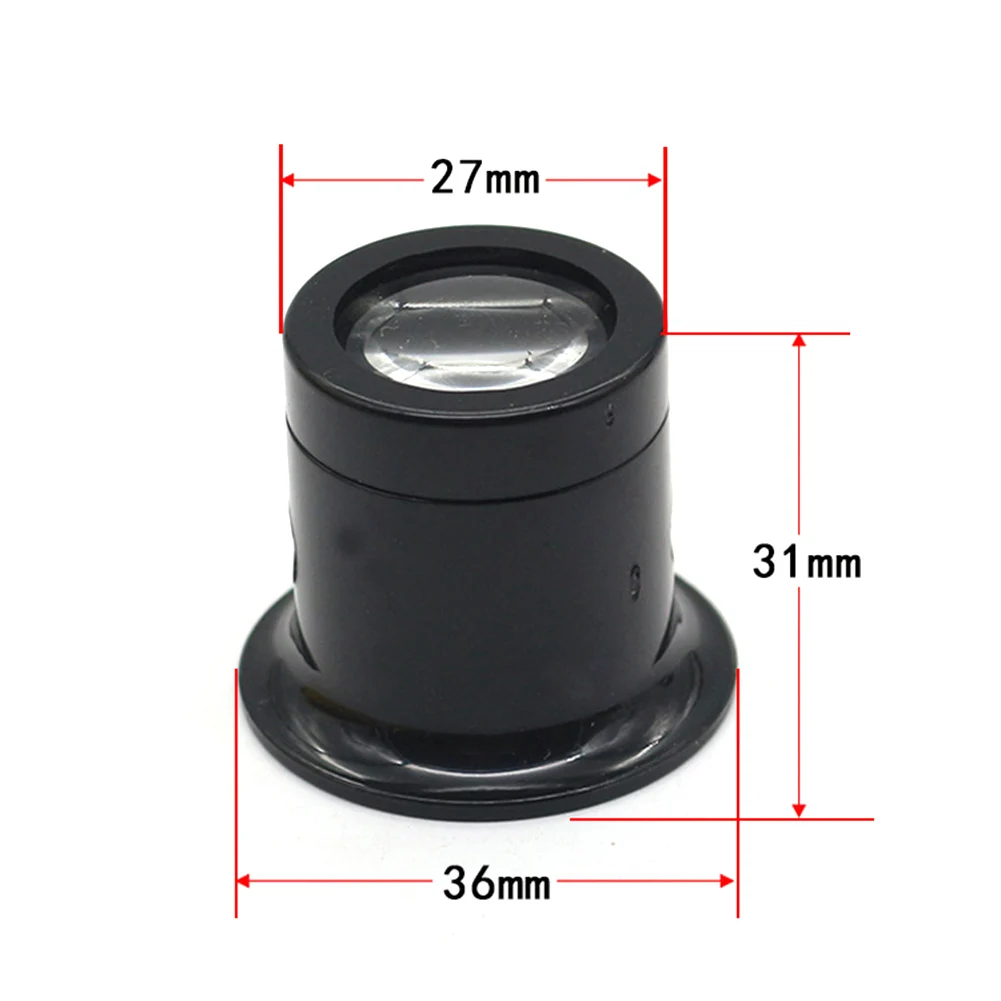 3X 5X 10X 15X 20X Jeweler Watch Magnifier Tools Portable Monocular Magnifying Glass Loupe Lens for Eye Magnifier Len Watchmakers