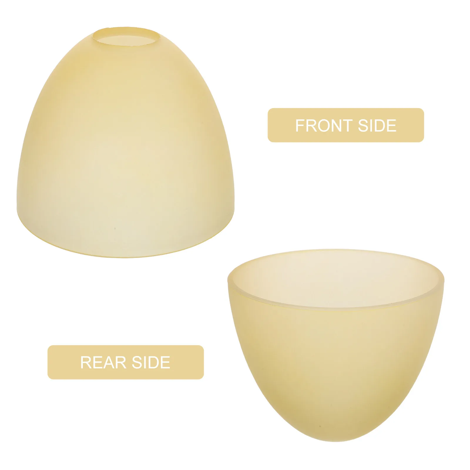 Frosted Glass Lamp Shade Small Bell 42Mm Hole Ceiling Light Cover Replacement for Bedroom Office Kitchen Pendant Lamp