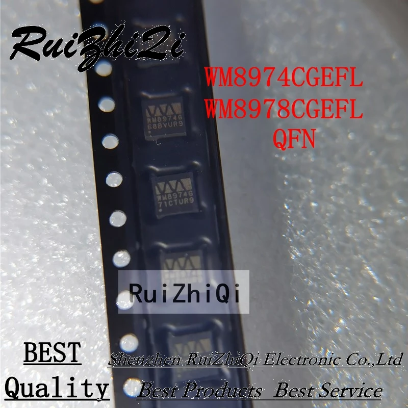 

NEW 5PCSLOT WM8974CGEFL WM8974G WM8978CGEFL WM8978G QFN IN STOCK