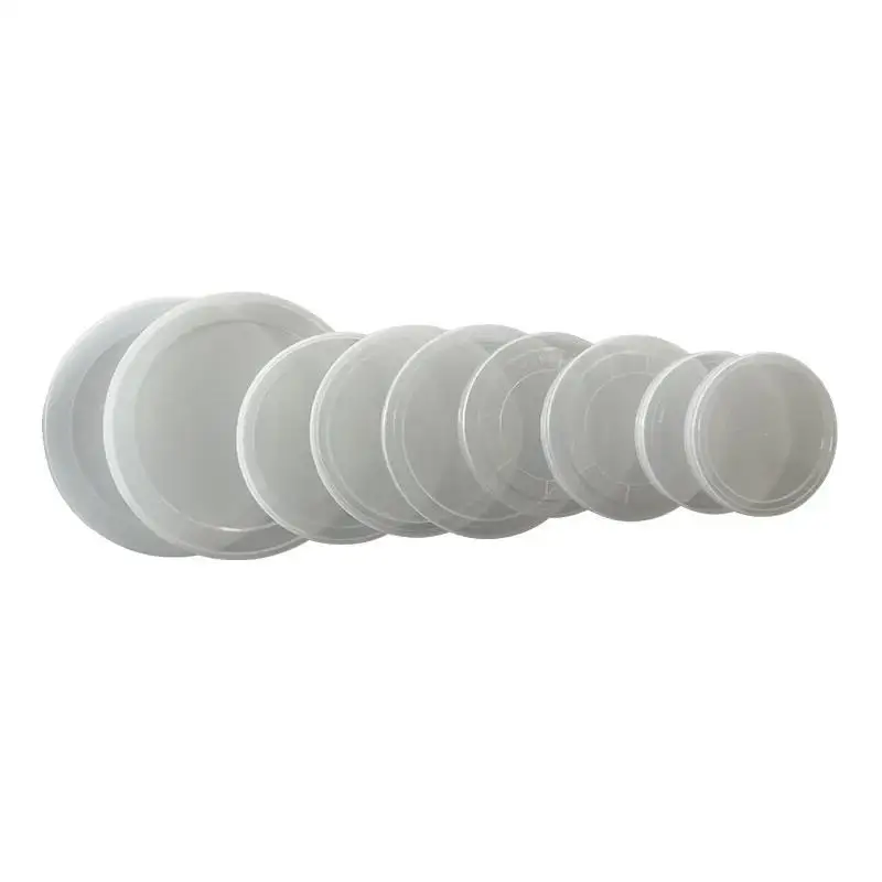 10Pcs Various Sizes PE Tight Seal Lids Reusable Leak Proof Replacement Lids For Canned Goods Or Pet Dog Cat Food Universal view 6